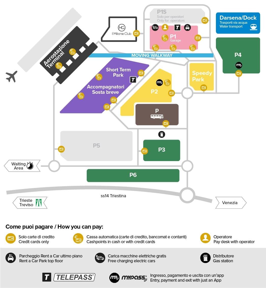 carte de l'aéroport vce