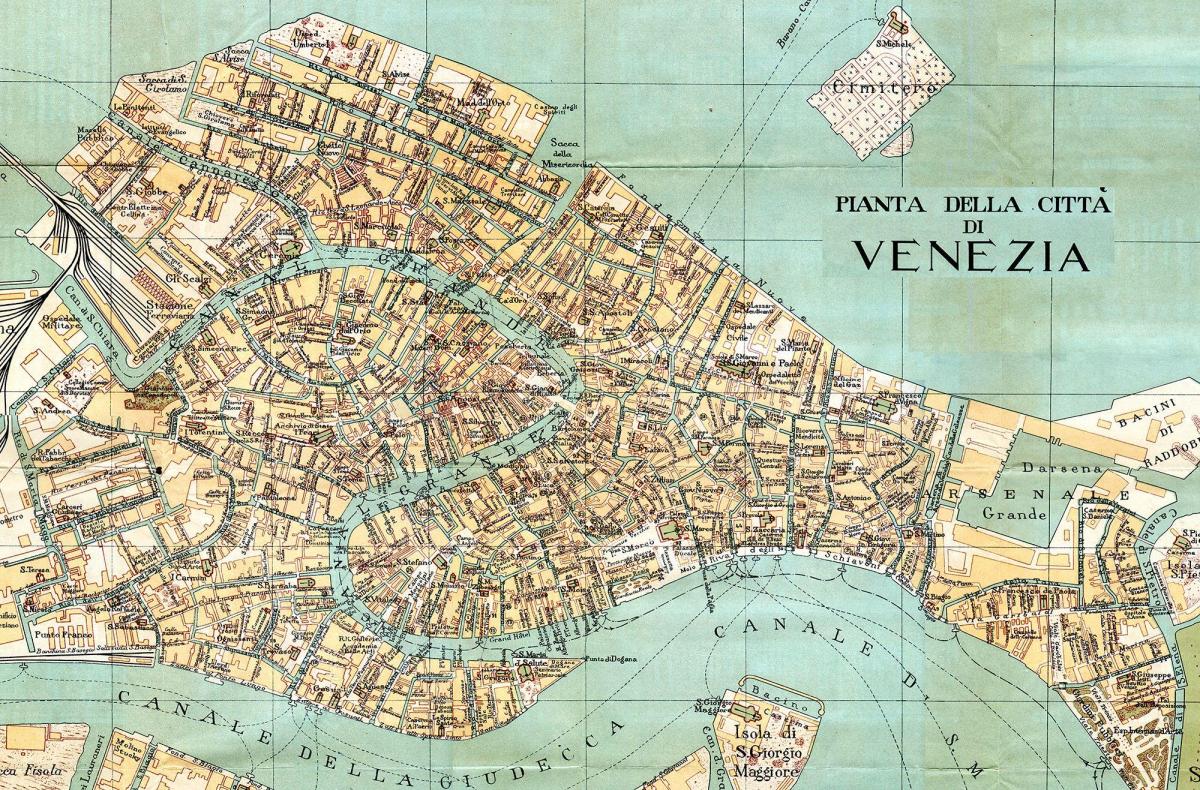 cartes anciennes de Venise