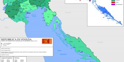 Venise Italie Carte Carte Venezia Italy Italie