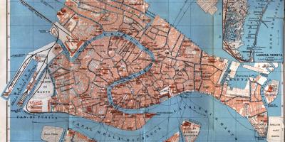 Ancienne carte de Venise