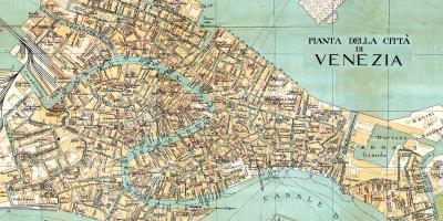 Cartes anciennes de Venise